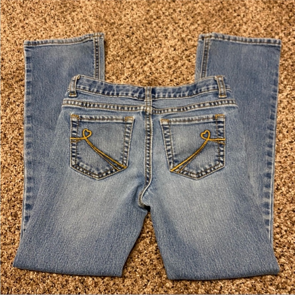 Est.89 Place Girls Bootcut Stretch extendible Jeans real pockets 
Size 8